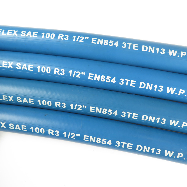 SAE 100 R3 Smooth and Wrapped cover Colourful hydraulic hose