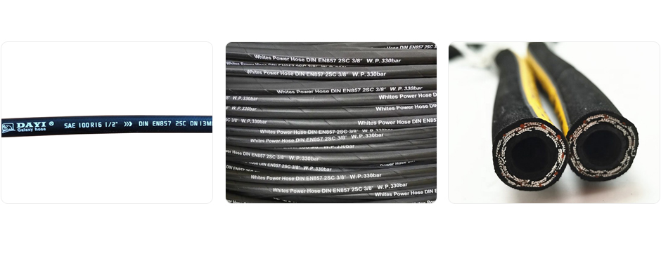 oem one wire braided high pressure hydraulic hose factories