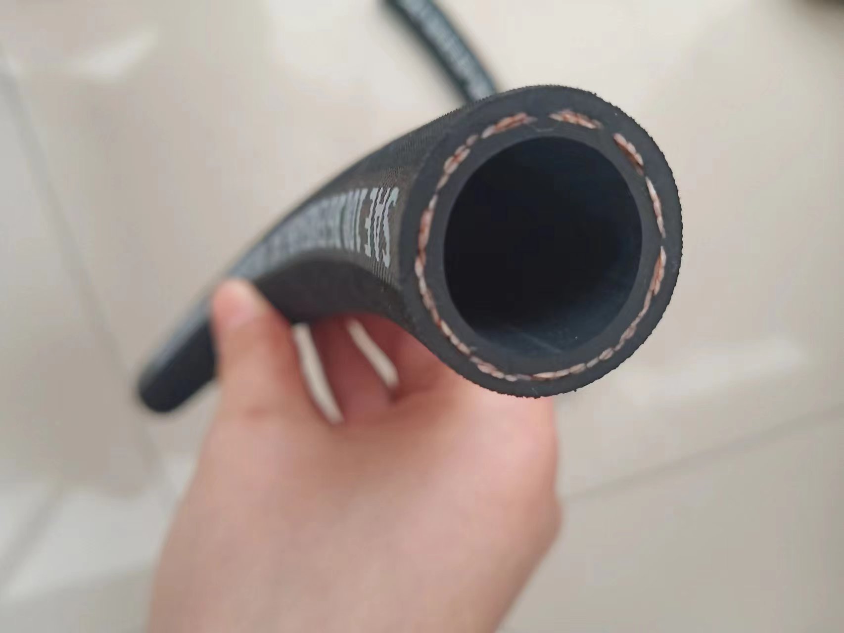 smooth cover steel wire braided hydraulic hose