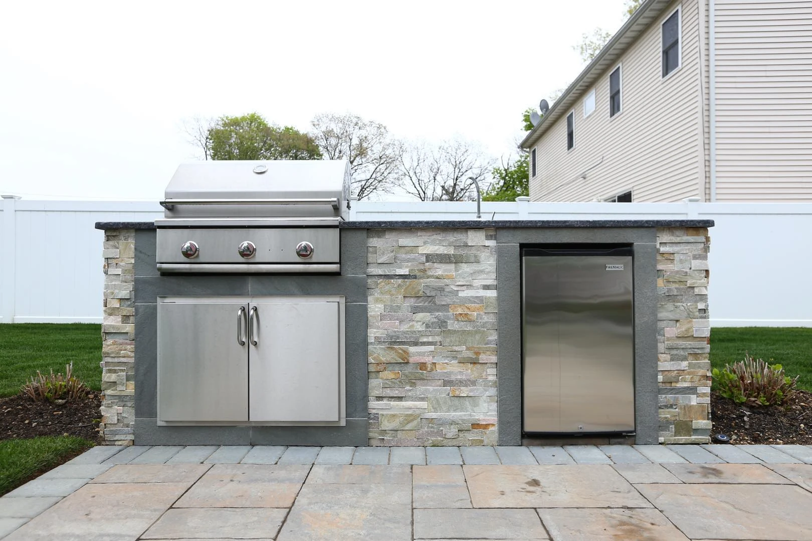 Elevate Your Space with a Custom Beautiful Natural Stacked Stone Wall