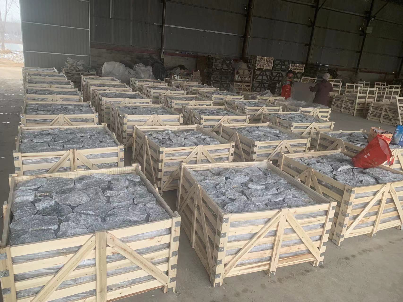 white sandstone landscaping