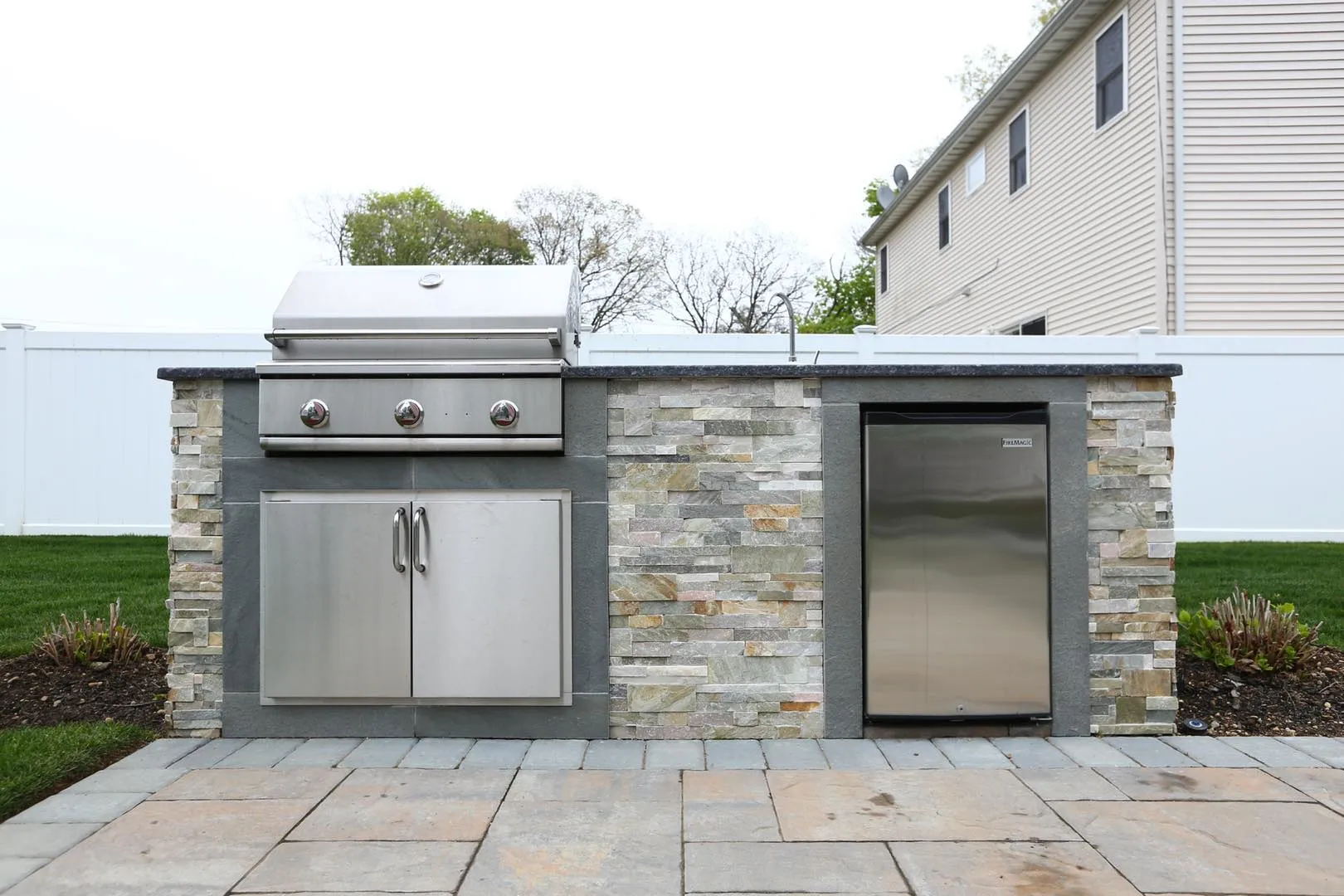 Elevate Your Space with a Custom Beautiful Natural Stacked Stone Wall