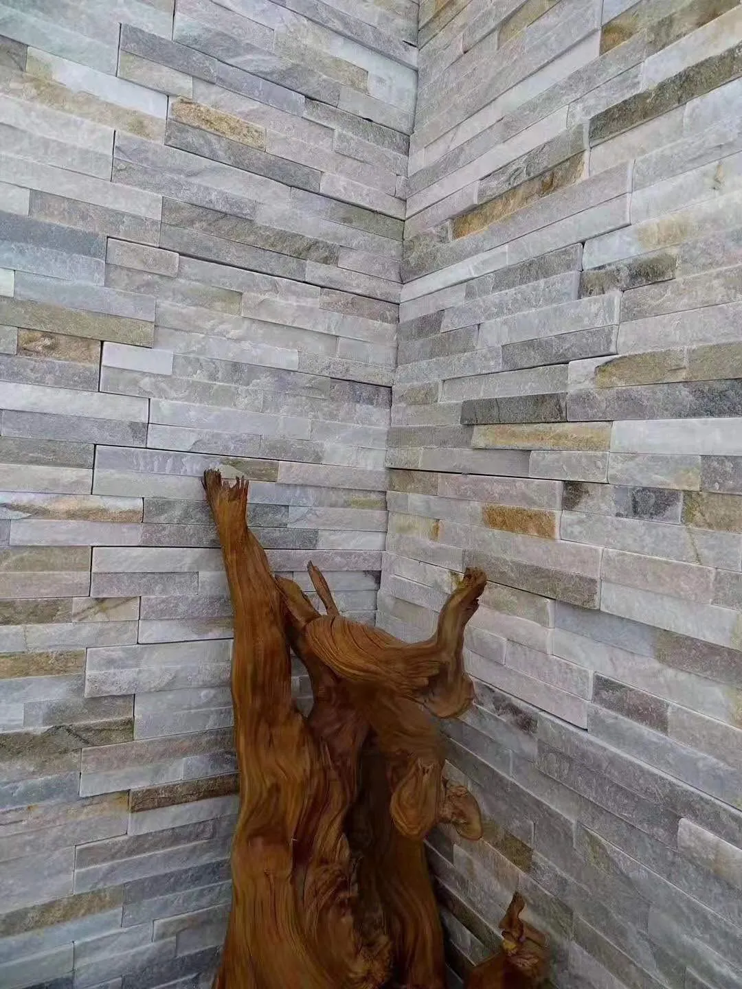 Elevate Your Space with a Custom Beautiful Natural Stacked Stone Wall