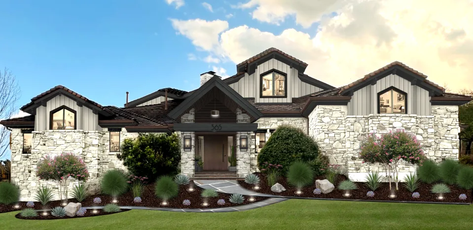 stacked stone siding