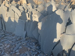 Grey Quartz Water Flow Natural Stone Paneling