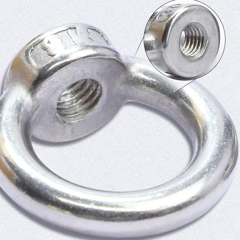 Small components of lifting ring nuts with large load-bearing capacity