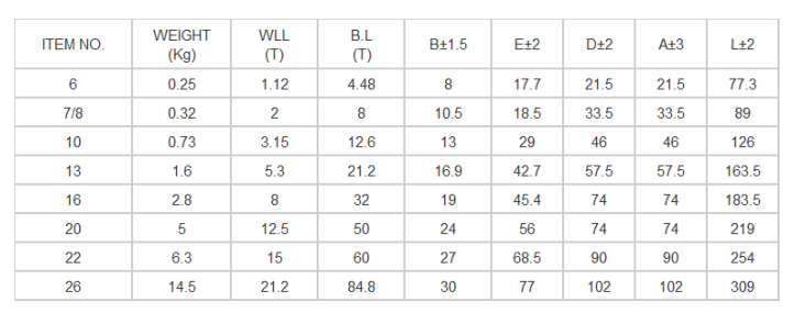 supplier master links shackles wire ropes must be capable of supporting