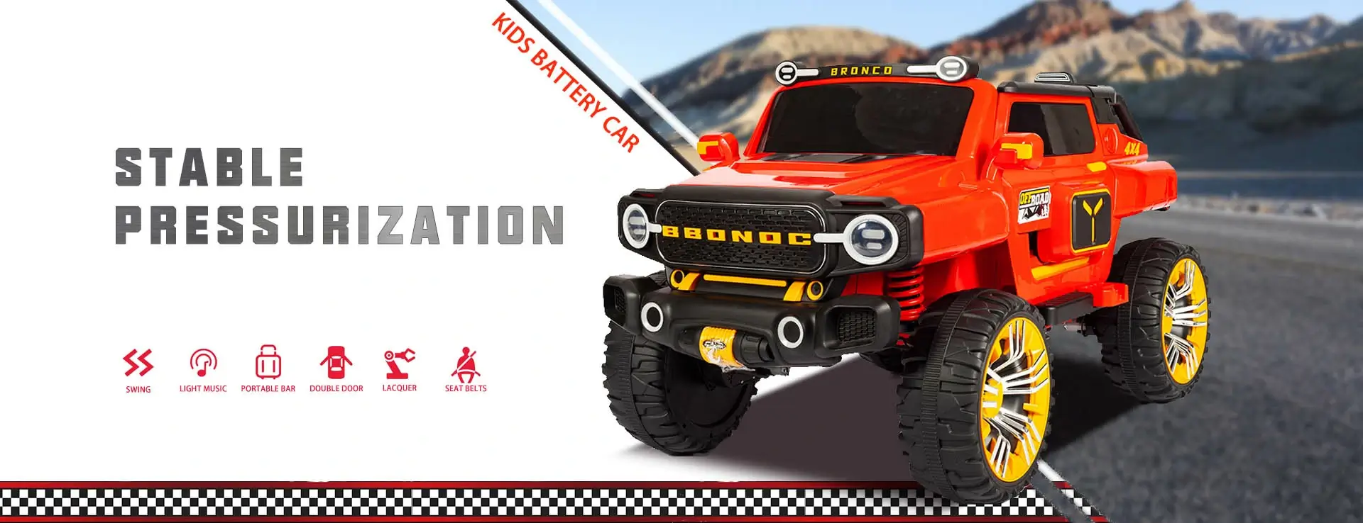 Battery-powered toy car Supplier