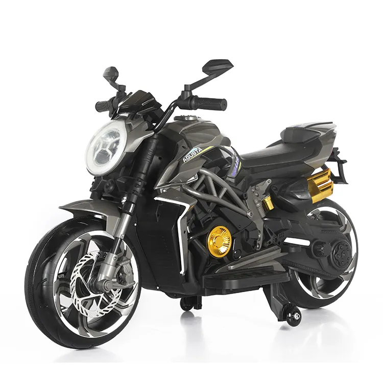 2024 New Design Wholesale Two Seats Battery Operated Kids Ride on Motorcycle for Sale