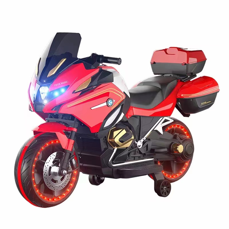 New Kids  Electric motorcycle 12V Big Battery Double motor Power Display
