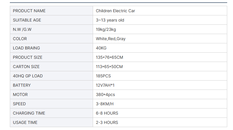 kids battery ride on cars exporter