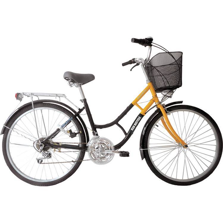good quality ladies folding bicycle with basket , 26