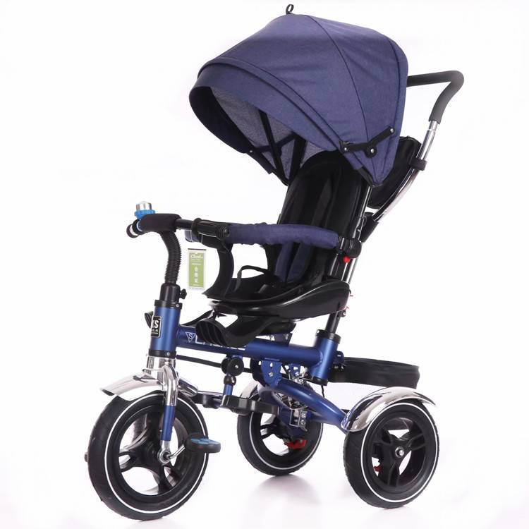 New toys for Kid Tricycle with back seat/Baby Tricycle with lying/EN71 child smart Trike 4-in-1 trikes with trailer kids