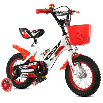 Factory cheap price small training wheels kids mountain bike mini bike with basket and back seat