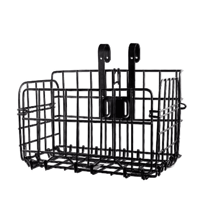 Stainless Steel Metal Quick Release Bicycle Handlebar Front Bike Basket For Bicycle