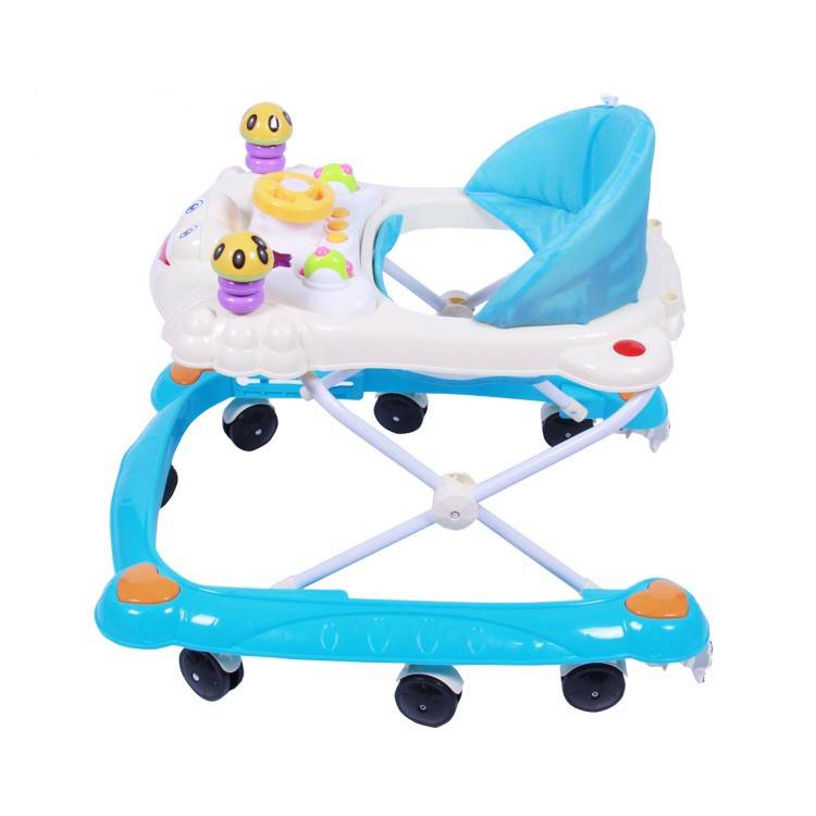 8 wheels plastic with music Rolling Baby strollers wholesale/new model baby walker with high quality/old fashioned baby walkers