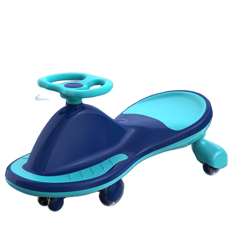 2021  New Model Cartoon Baby Swing Car hot sale toy baby sliding car/lovely child slide car for children