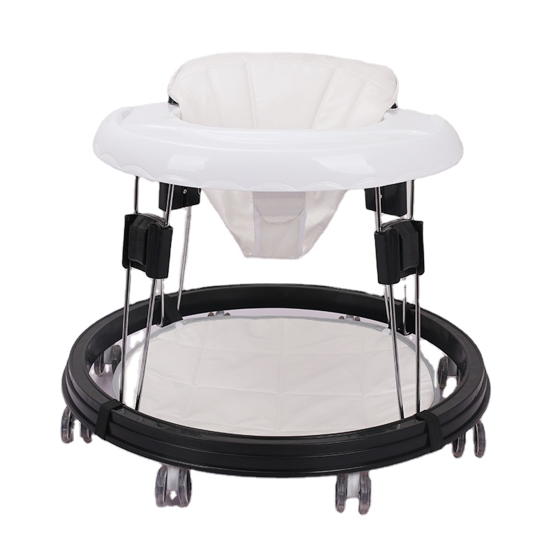 China kids learn to walk cartoon walking toy baby walker for children/8 wheels plastic for baby