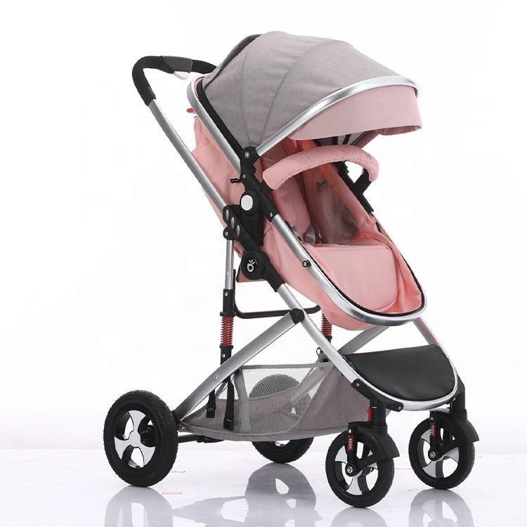 Luxury  design stroller 3 in 1 baby carriage/portable factory  baby stroller with car seat/high landscape baby pram stroller