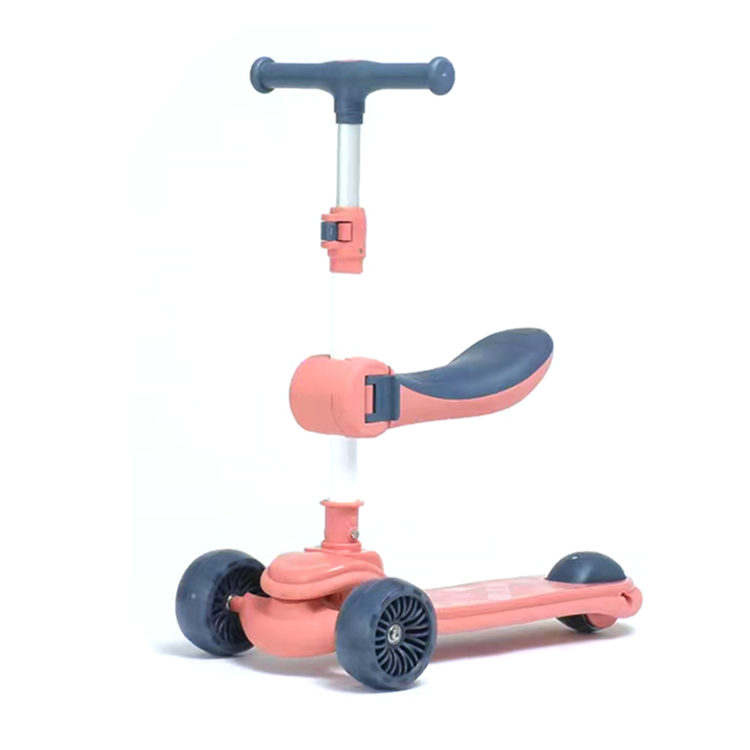 New Design Folded Kid Scooter Three Wheel Children Kids Scooter With Led Lights