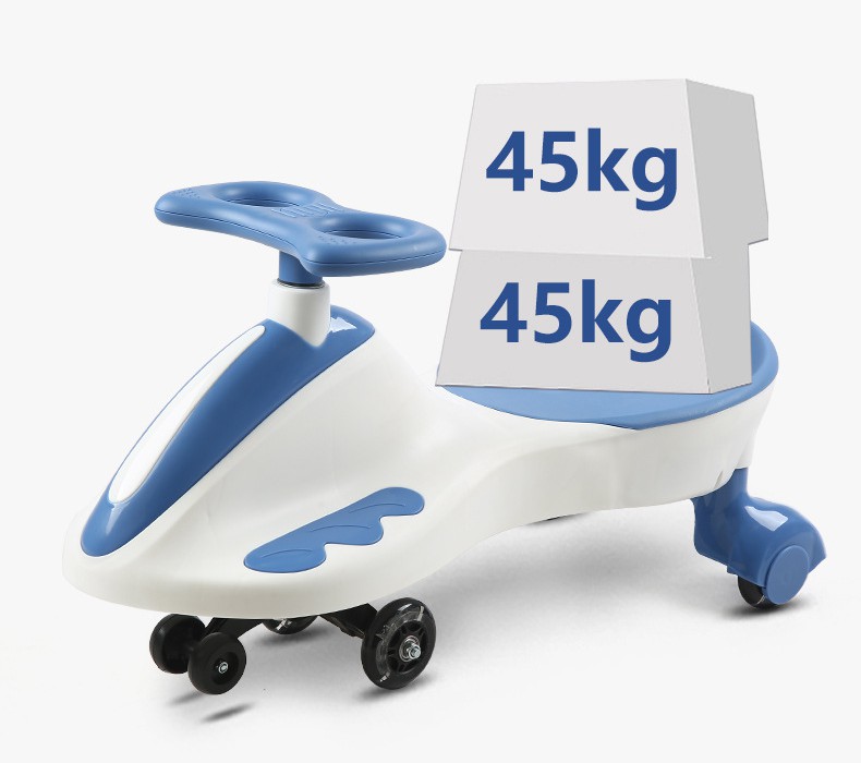 Toddler kids toy cars twist swing car without music and light/lovely 4 wheels child slide car for children