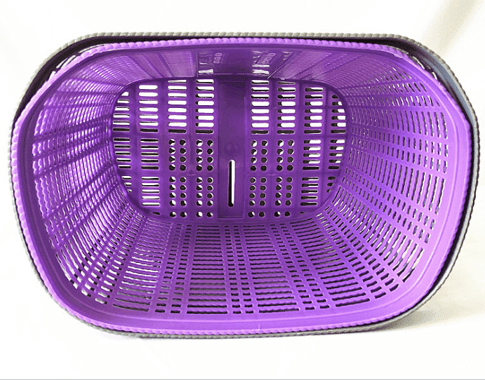 different size plastic bike front basket children or adult bike thick PVC/PP full basket Road bike using