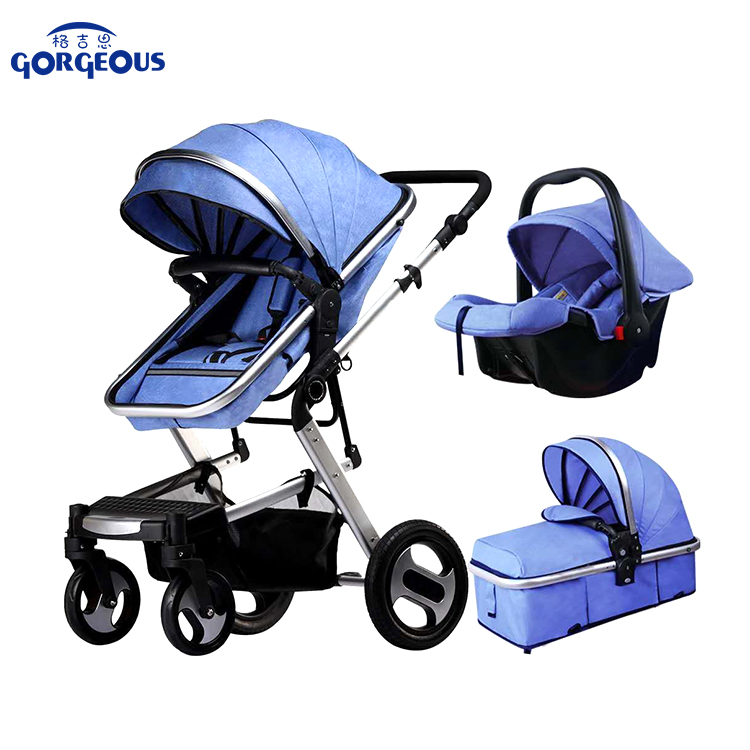 Wholesale cheap high landscape travel system luxury new baby stroller with umbrella