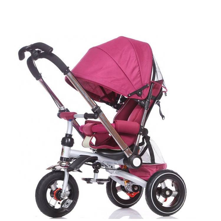 smart baby walker tricycle children toys/10inch wheels baby tricycle bike with handle/4 in 1 push tricycle foldable