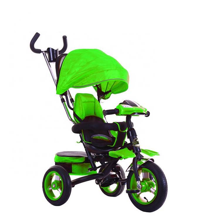 china baby tricycle with push handle/new model 3 wheel baby tricycle 4 in 1/cool baby tricycle with light and music