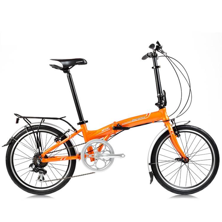 folding bicycle 20 inch/white color caliper brake folding bicycle/folding bike with carrier