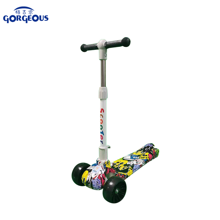 Logo Customized Cheap Kids Baby Foldable 3 Wheels Kick Scooter  For Sale