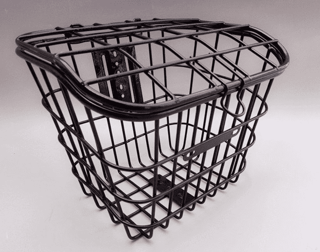 City bicycle basket/top-selling black bike basket steel wire / good quantity strong bicycle front basket for sale