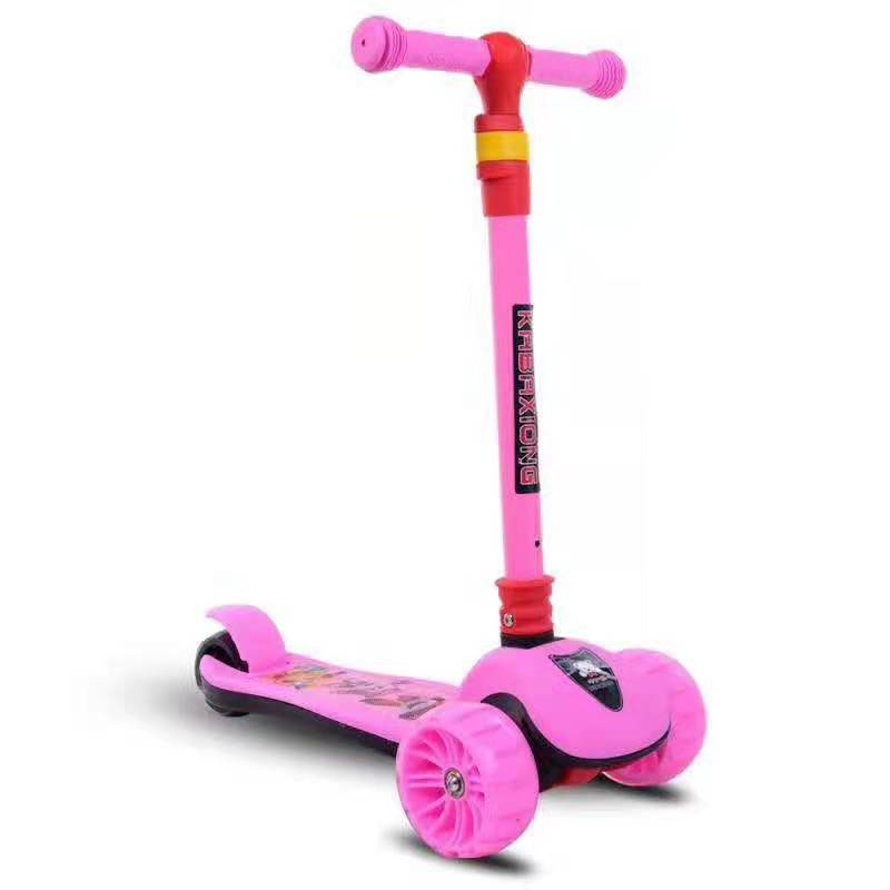 Dad and Child Enjoying Adventures on Their Fun Scooter