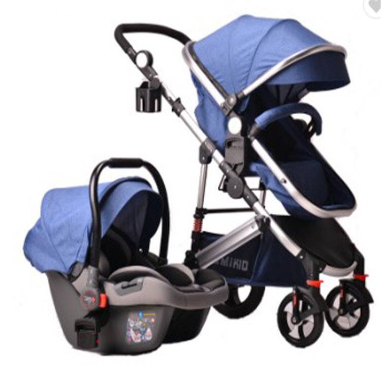2020 Wholesale baby stroller 3 in 1 /hot sale  baby carriage with car seat /cheap folding china factory luxury pram for baby