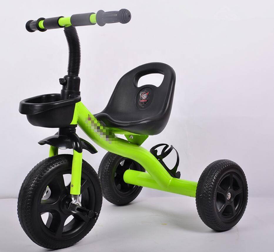 plastic wheel of baby tricycle bike for kids with big seat (FACTORY)