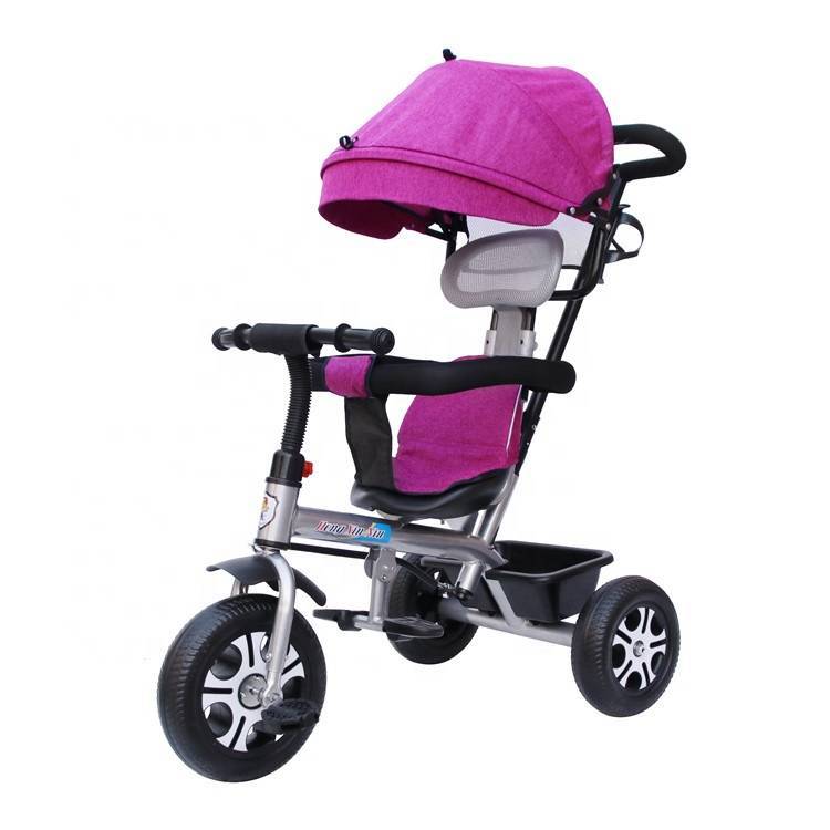 Alibaba wholesale kids tricycle gold baby trike/China cheap baby tricycle in dubai/rubber wheels ride children baby tricycle