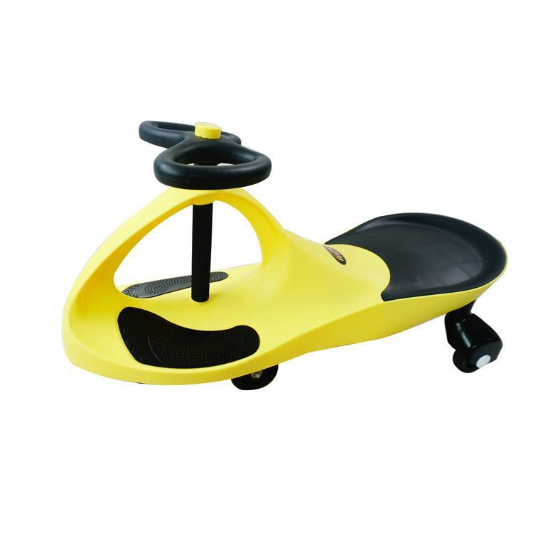 Popular hot sale  baby swing car toy/CE twisting car for children /factory supply wiggle car with light and music