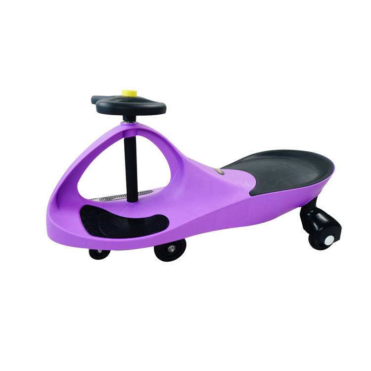 New product twist car PU wheels/kids garden swing car with 2 seats/high quality swing car rid on toy