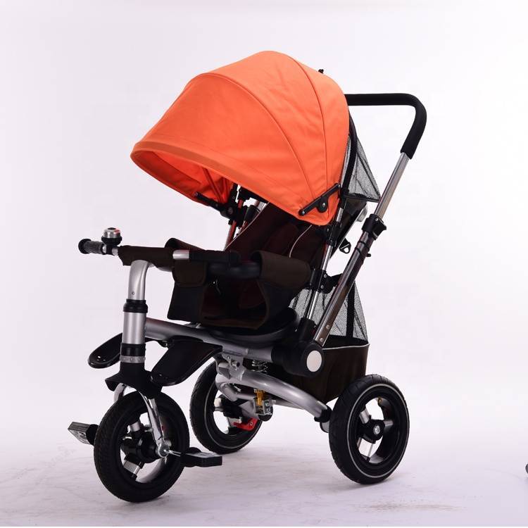 Safety belt 5 point tricycle baby foldable/Factory wholesale best baby tricycle new models/children tricycle stroller