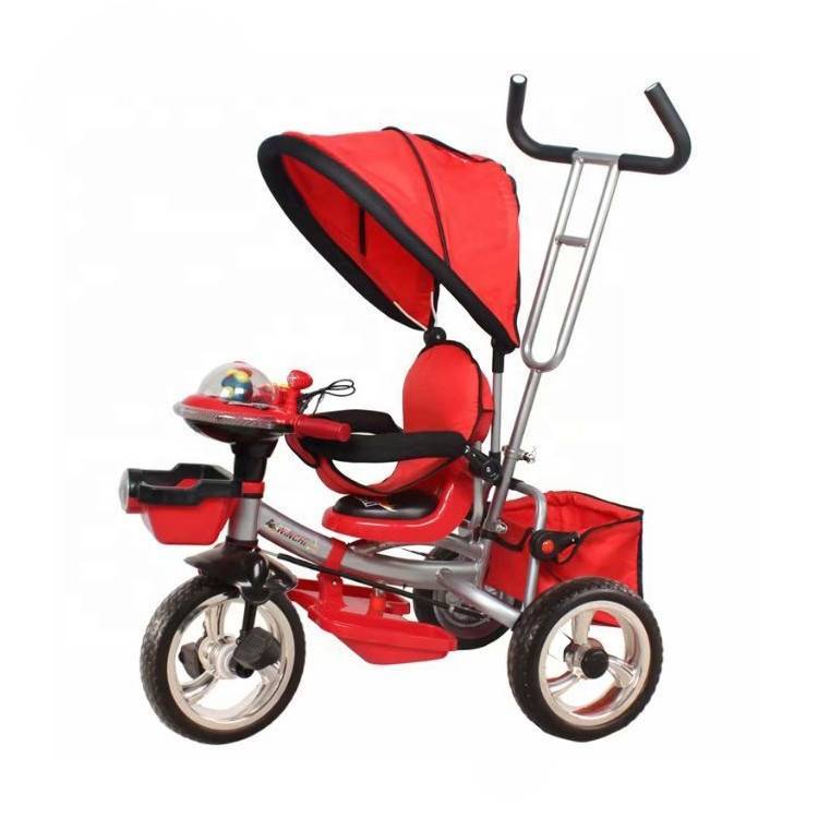 New 4 in 1 baby  tricycle kids tricycles smart trike from china