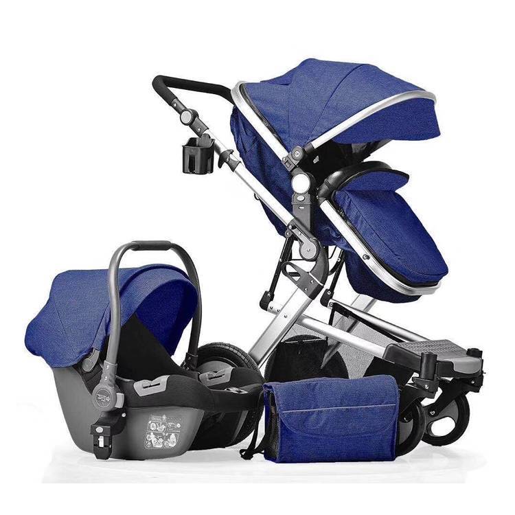 3in1 germany baby pram stroller with cheap price/ new born baby pram 3in 1/baby car seat pram with accessories