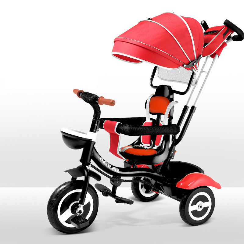CE certificate metal 3 in 1 kids trike baby stroller tricycle bicycle for kids 1-6 years old child