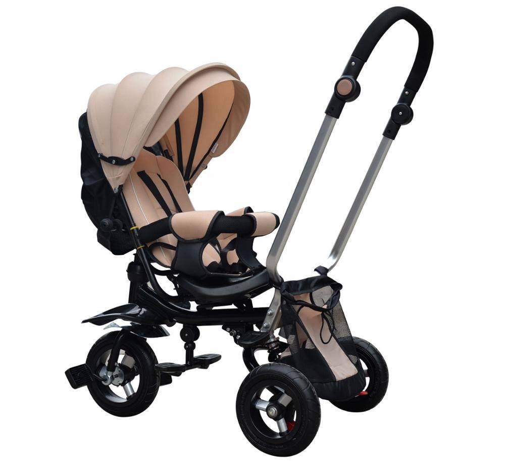 new model folding baby trike/kids push tricycle with canopy