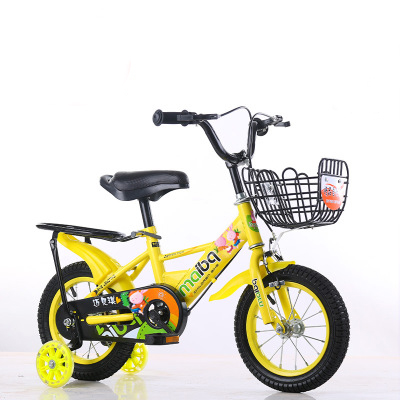 Wholesale steel kids bikes/CE 16 inch cycle for kid/OEM bisicleta bmx 4 wheel children bike for 3 to 5 years old baby