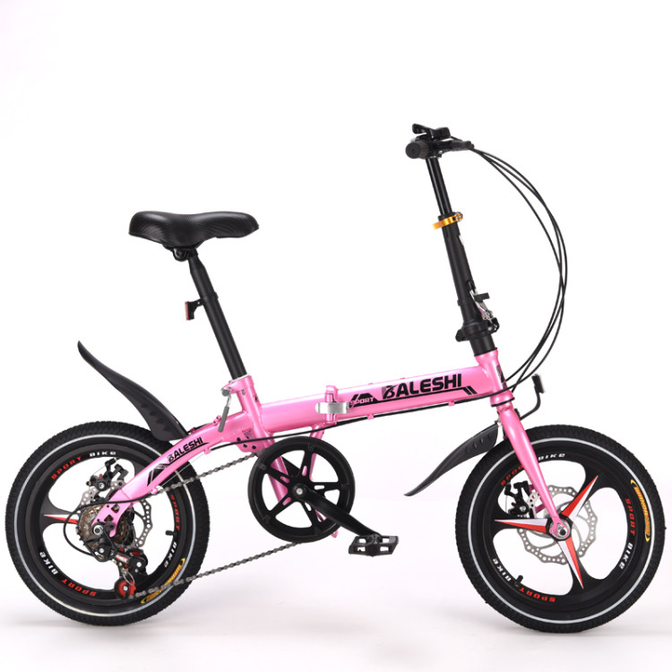 Custom high quality variable speed double disc brake folding bike unisex lightweight mountain bicycle bike