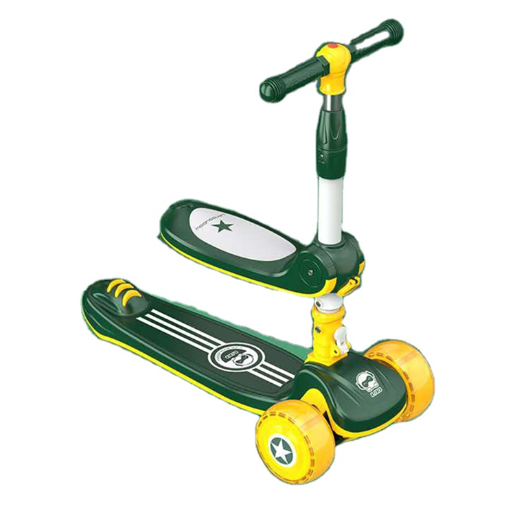 Customized Foldable 3 Wheel Girls Kids Scooter Height Adjustable Kick Scooter For 6 Years