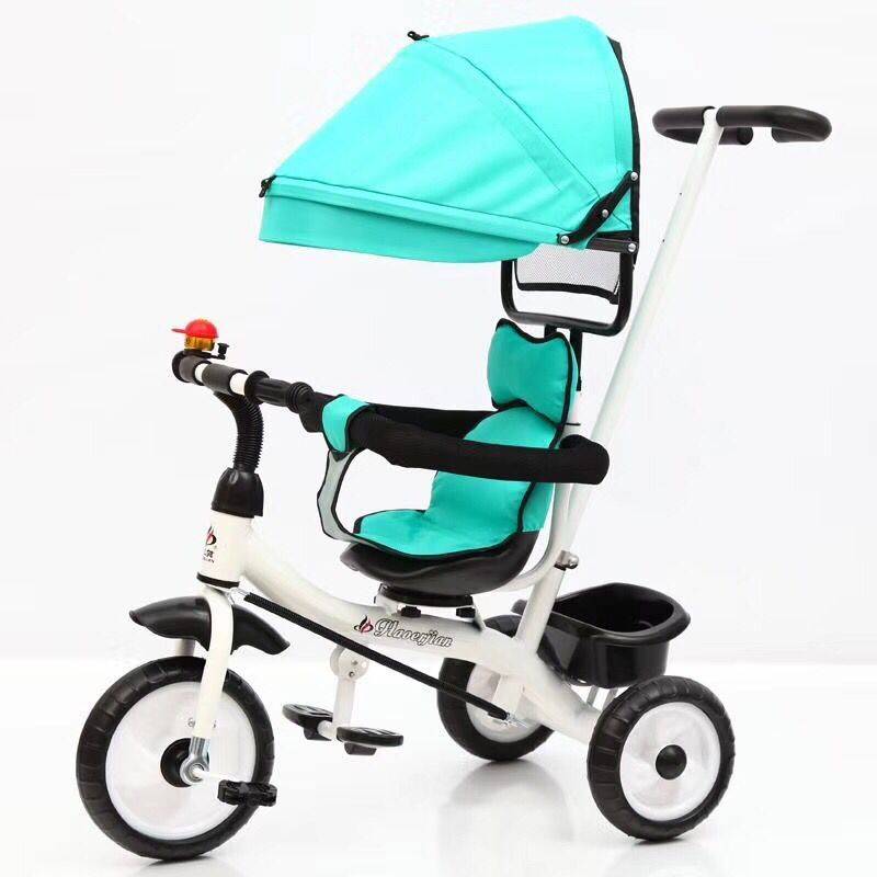 New Design 4 in 1 Baby Tricycle/ Kids Tricycle with 360 Degree Rotation/merry christmas new price baby tricycle