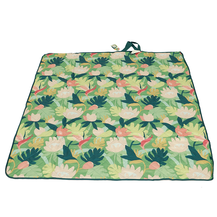 foldable custom waterproof stadium picnic blanket