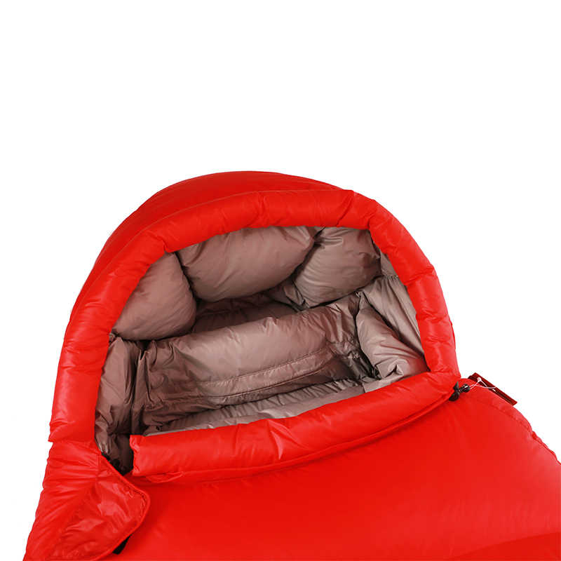 outdoor Nylon winter warm duck down sleeping bag