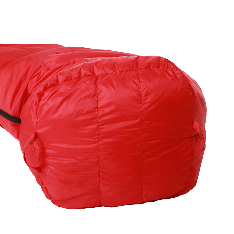 outdoor Nylon winter warm duck down sleeping bag